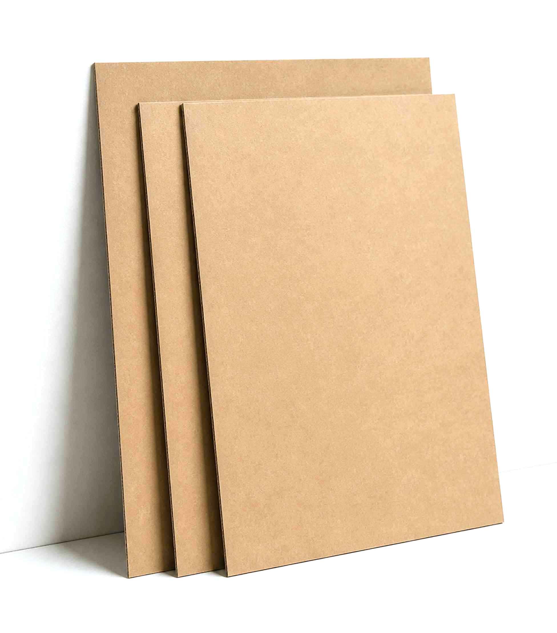 Planchas de cartón microcorrugado doble faz